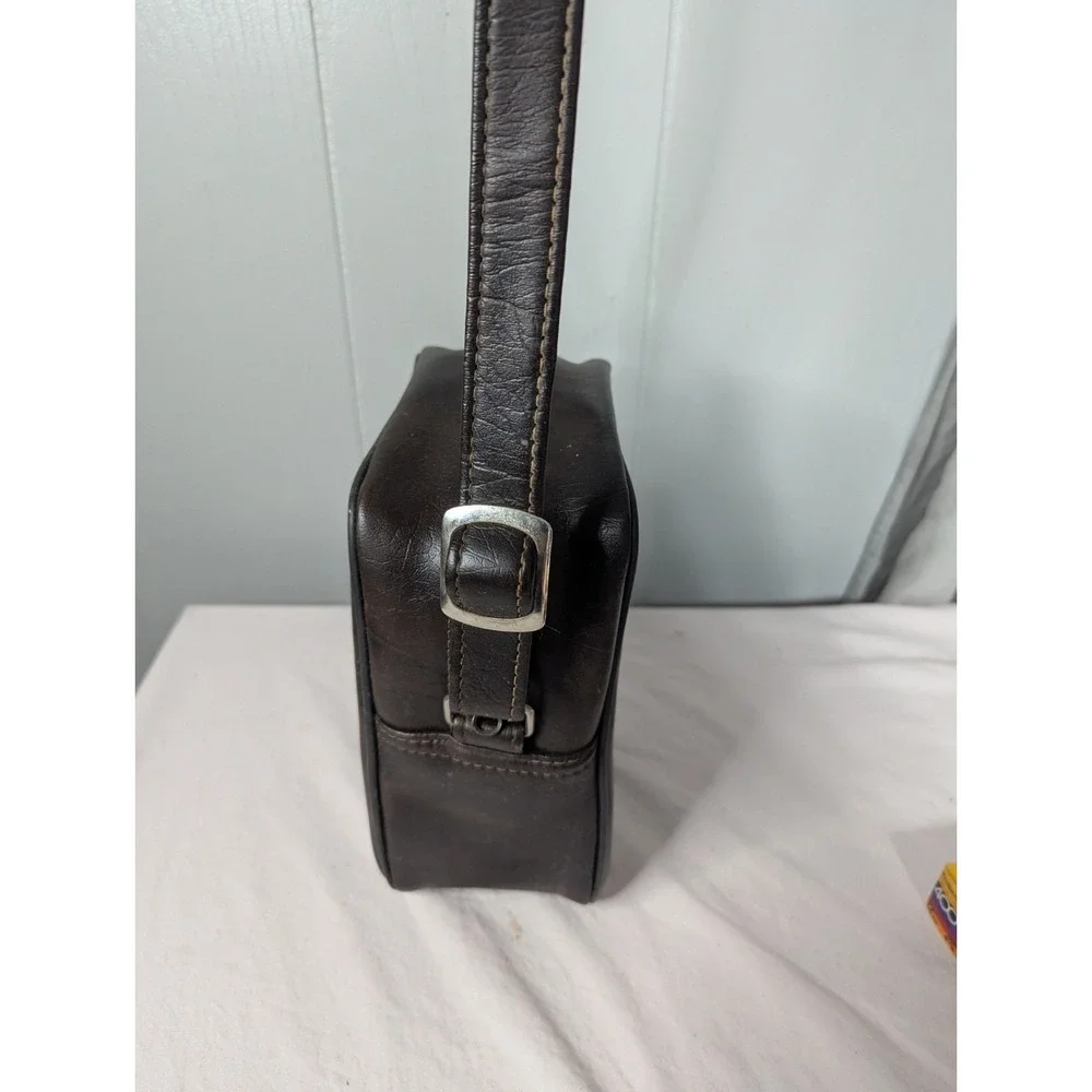 Vintage Camera carry crossbody shoulder bag‎ satchel man men unisex brown tote